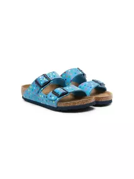 Birkenstock сандалии Arizona в горох, синий