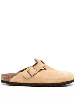 Birkenstock сандалии Boston с пряжками, нейтральный цвет