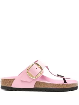 Birkenstock сандалии Gizeh Big Buckle, розовый