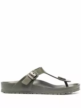 Birkenstock сандалии Gizeh с открытым носком, зеленый