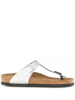 Birkenstock сандалии Gizeh, серебристый
