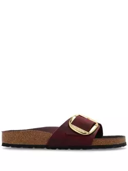 Birkenstock сандалии из промасленной кожи Madrid, красный