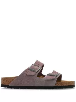 Birkenstock сандалии из замши Аризона, фиолетовый