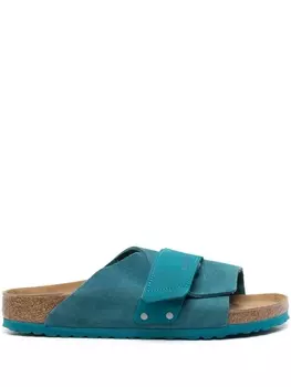 Birkenstock сандалии из замши Kyoto, синий