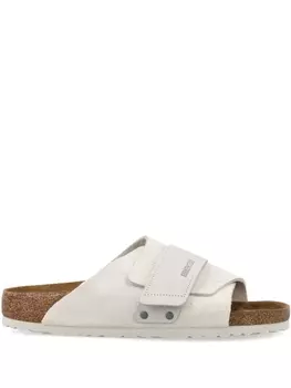 Birkenstock сандалии Kyoto на липучках, нейтральный цвет