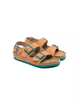 Birkenstock сандалии Milano Kinder, коричневый
