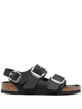 Birkenstock сандалии Milano с ремешком на пятке, черный