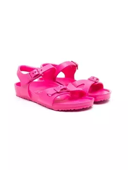 Birkenstock сандалии Rio Eva с пряжками, розовый