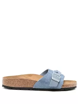 Birkenstock сандалии с плетеными ремешками, синий