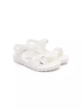 Birkenstock сандалии с пряжками, белый