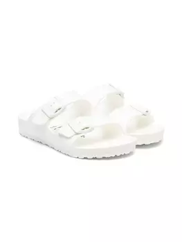 Birkenstock сандалии с пряжками, белый