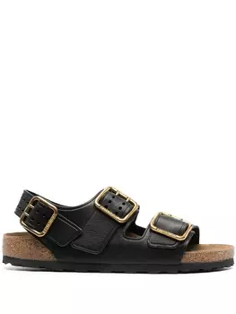 Birkenstock сандалии с пряжками, черный