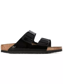Birkenstock сандалии с пряжками, черный