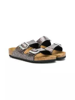 Birkenstock сандалии с пряжками, черный