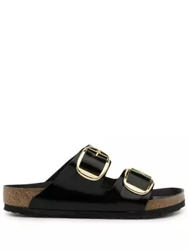 Birkenstock сандалии с пряжками, черный