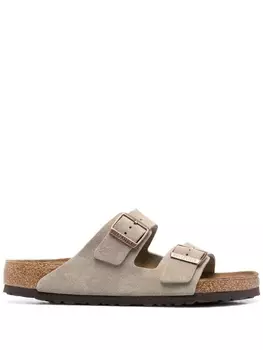 Birkenstock сандалии с пряжками, нейтральный цвет