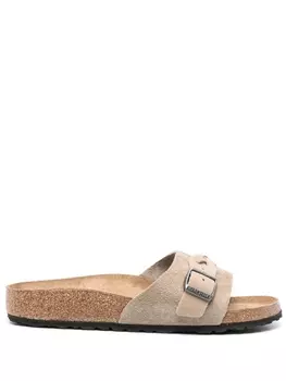 Birkenstock сандалии с пряжками, нейтральный цвет