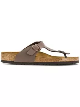 Birkenstock сандалии с пряжкой, коричневый