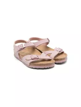 Birkenstock сандалии с ремешками, розовый