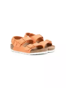 Birkenstock сандалии с ремешком на пятке, оранжевый