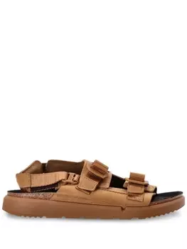 Birkenstock сандалии Shinjuku с логотипом, коричневый