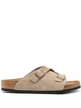 Birkenstock сандалии Zurich с пряжками, нейтральный цвет