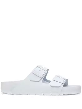 Birkenstock шлепанцы Arizona на платформе, белый