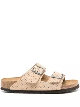 Birkenstock шлепанцы Arizona с перфорацией, нейтральный цвет
