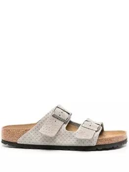 Birkenstock шлепанцы Arizona с перфорацией, серый