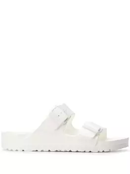 Birkenstock шлепанцы Arizona с пряжками, белый