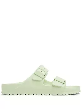 Birkenstock шлепанцы с пряжками, зеленый