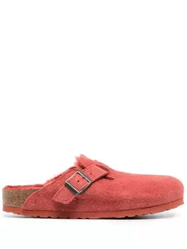 Birkenstock шлепанцы Sienna с тисненым логотипом, красный