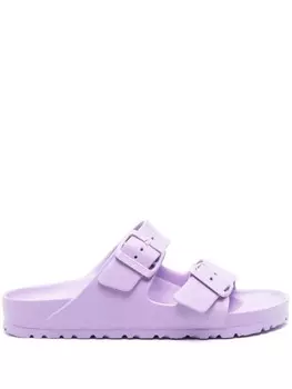 Birkenstock слайды с тиснением логотипа, фиолетовый