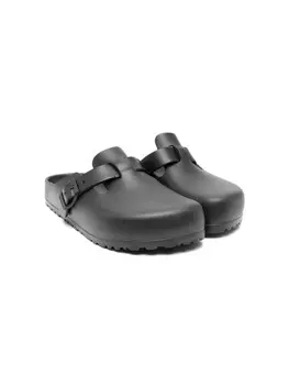 Birkenstock слиперы Boston из искусственной кожи, черный