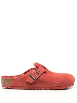 Birkenstock слиперы Boston Shearling, красный