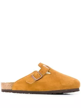 Birkenstock слиперы с подкладкой из овчины, коричневый