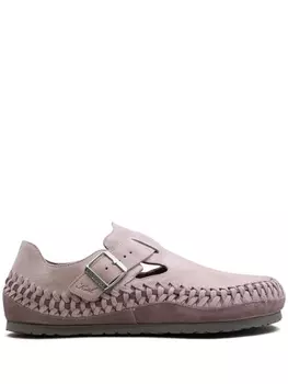 Birkenstock туфли x Kith London Braided "Lilac Ash", фиолетовый