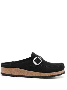 Birkenstock замшевые мюли, черный