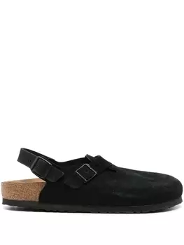 Birkenstock замшевые шлепанцы Tokyo II, черный