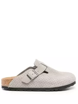Birkenstock замшевые слиперы Boston BS, серый
