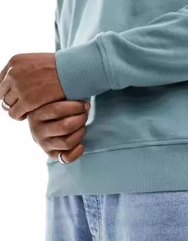 Бирюзовая толстовка New Look Crew Crew