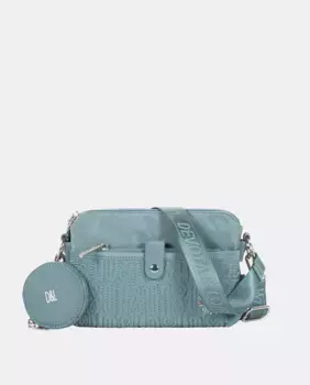 Бирюзовая женская сумка через плечо Curve Devota & Lomba