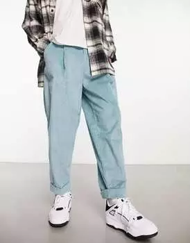 Бирюзовые брюки с объемным шнурком ASOS MADE IN KENYA