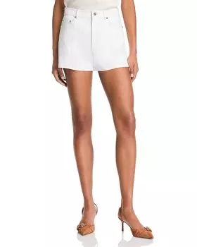 Бирюзовые шорты Ceil с декоративными элементами Cinq Sept, белый