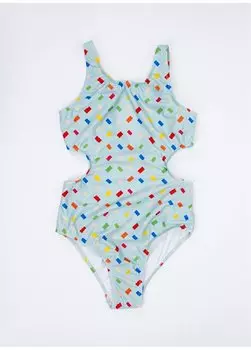 Бирюзовый купальник для девочек Купальник для девочек Haribo, бирюзовый
