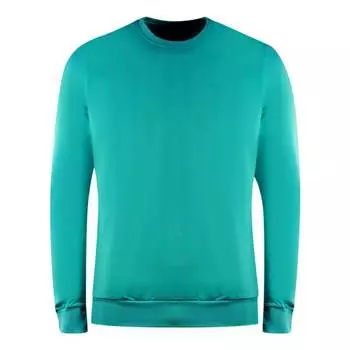 Бирюзовый свитер с круглым вырезом Golf Tech Lyle & Scott, зеленый
