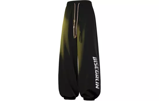 Bisegrlin BISEGRIN BisGreen Трикотажные спортивные штаны унисекс, Черный