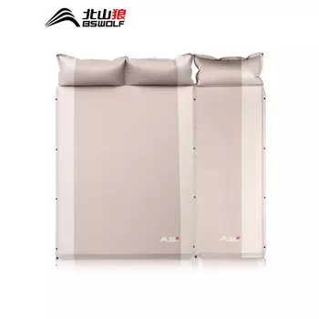 Bisinna коврик для кемпинга, многоместный надувной матрас для трех человек - светлый абрикос Q30066