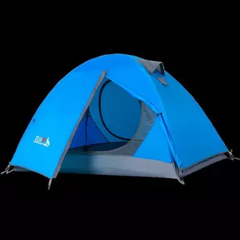 Bisinna ветрозащитное и непромокаемое туристическое снаряжение, двойная палатка для бега на открытом воздухе, двойная палатка с алюминиевым столбом, синяя ZL001