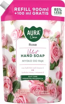 BISPOL Aura Care жидкое мыло 1000 мл РОЗА